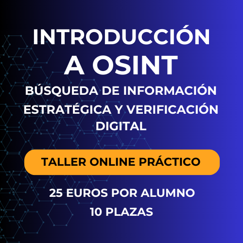 Investigación básica con OSINT | Taller online